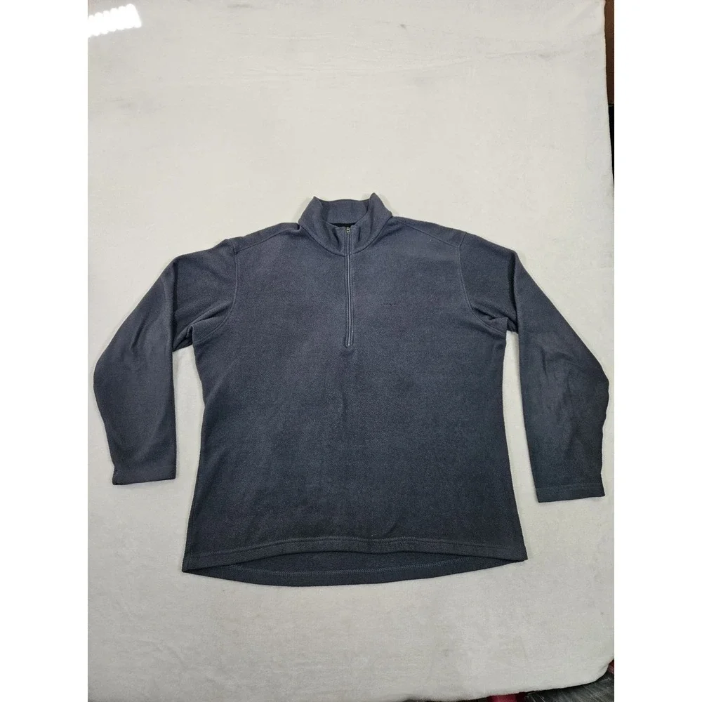Patagonia Capilene Blue Fleece Quarter Zip Pullover Men's Size‎ XL Long Sleeve